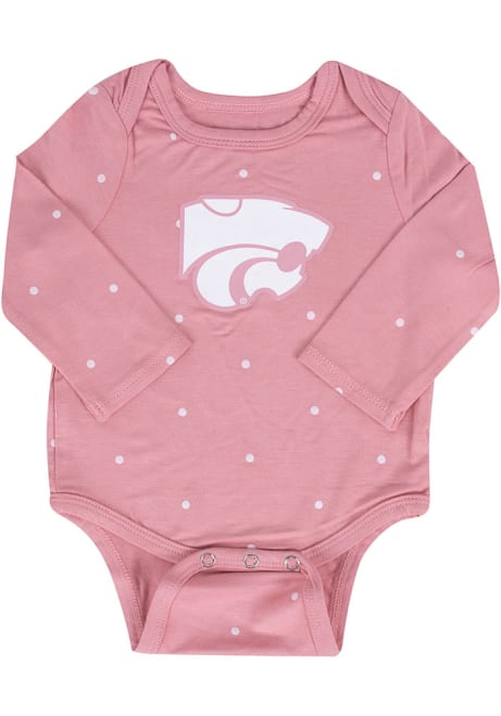 Baby Blue K-State Wildcats Fawn LS One Piece