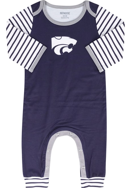 Baby Blue K-State Wildcats Iker Loungewear One Piece Pajamas
