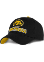 Iowa Hawkeyes Peter Football Adjustable Hat - Black