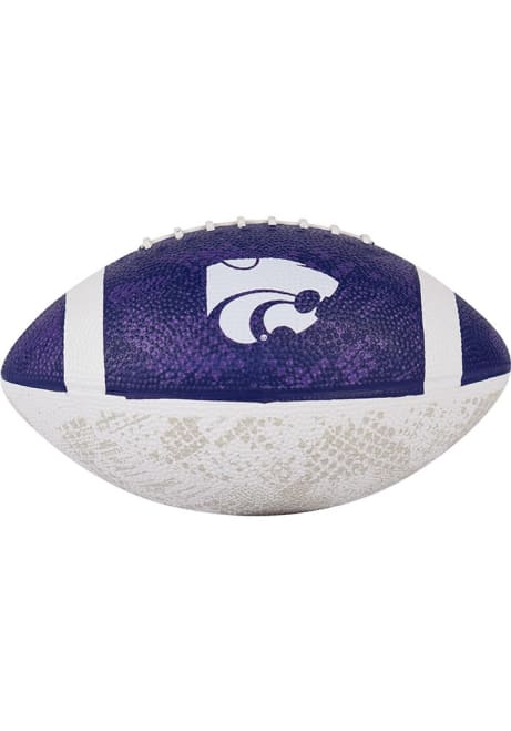 Purple K-State Wildcats Mini Rubber Football