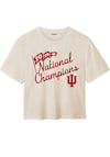 Main image for Indiana Hoosiers 2025 College Football National Champions Short Sleeve T-Shirt - Ivory