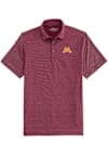 Main image for Mens Minnesota Golden Gophers Maroon Vineyard Vines St. Jean Stripe Short Sleeve Fashion Polo