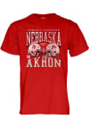 Main image for Nebraska Cornhuskers Football vs Akron Zips Short Sleeve T Shirt - Red