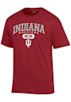 Main image for Indiana Hoosiers Crimson Champion Pill Box Mom Jersey Short Sleeve T Shirt