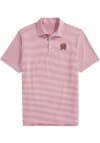 Main image for Mens Maryland Terrapins Red Vineyard Vines Sankaty Stripe Short Sleeve Fashion Polo