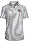 Main image for Youth Charcoal Ohio State Buckeyes Carson Short Sleeve Polo Shirt