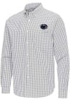 Main image for Mens Penn State Nittany Lions Ash Antigua Ellis Long Sleeve Dress Shirt