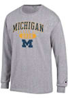 Main image for Mens Michigan Wolverines Grey Champion Class of 2028 Jersey Tee