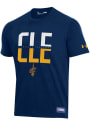 Cleveland Cavaliers Under Armour City T Shirt - Navy Blue