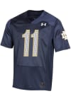 Main image for Under Armour Notre Dame Fighting Irish Navy Blue Replica Football Jersey