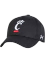 Cincinnati Bearcats Under Armour OTS Structured Adjustable Hat - Black