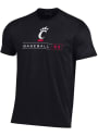 Cincinnati Bearcats Under Armour Baseball T Shirt - Black