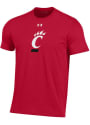 Cincinnati Bearcats Under Armour Primary Logo T Shirt - Red