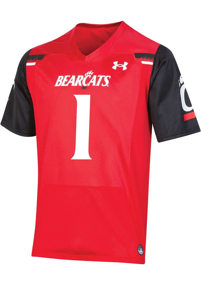 Under Armour Cincinnati Bearcats Red Replica Football Jersey Red 100 POLYESTER Size 2XL Rally House