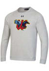Main image for Under Armour Wichita Wind Surge Mens Grey Primary Logo Long Sleeve Crew Sweatshirt