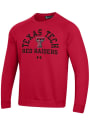 Texas Tech Red Raiders Under Armour All Day Fleece Crew Sweatshirt - Red