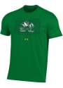 Notre Dame Fighting Irish Under Armour On Field Baseball T Shirt - Green