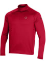 Wisconsin Badgers Under Armour Performance 2.0 1/4 Zip Pullover - Red