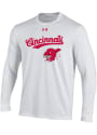 Cincinnati Bearcats Under Armour Retro Bear Cat Logo T Shirt - White