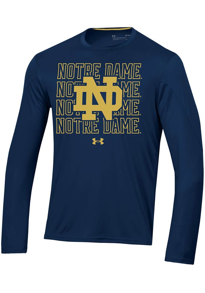 Notre dame under armour shirt online