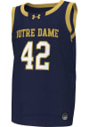 Main image for Under Armour Notre Dame Fighting Irish Youth Replica Navy Blue Basketball Jersey