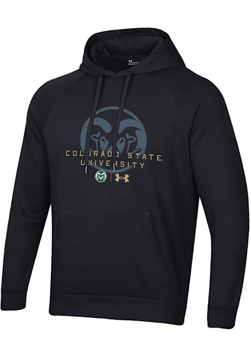 Under Armour Colorado State Rams Mens BLACK Tonal Logo All Day