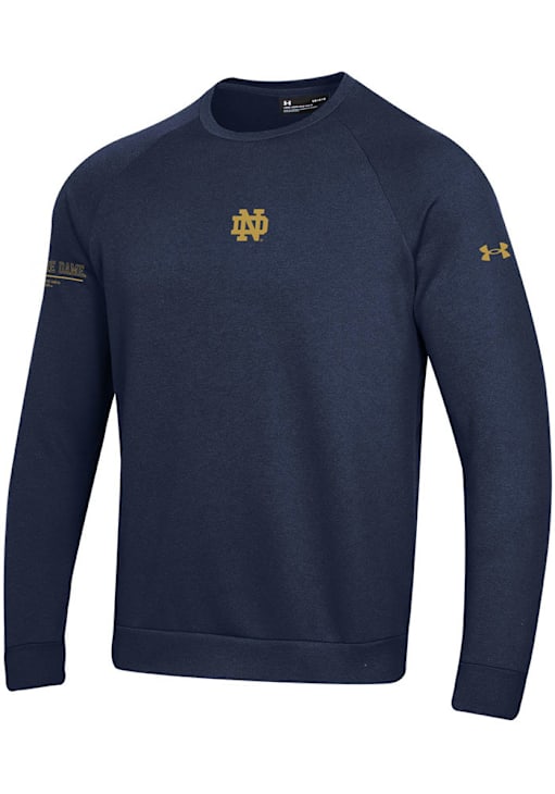 Under Armour Notre Dame Fighting Irish Mens NAVY Coach Freeman