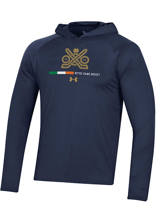 Under Armour Notre Dame Fighting Irish Mens NAVY Tech Hockey