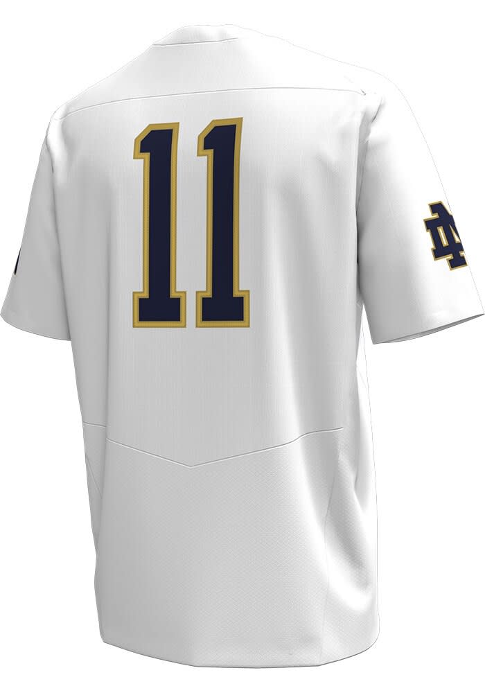 Under Armour Notre Dame Fighting Irish White Football #11 Twill