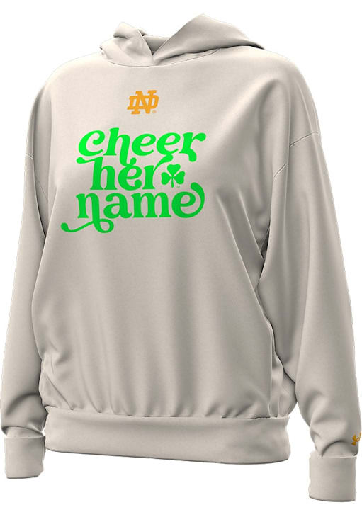 Under Armour Notre Dame Fighting Irish Womens IVORY Cheer Her Name