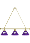 Main image for Gold K-State Wildcats 3 Shade Billiard Lamp