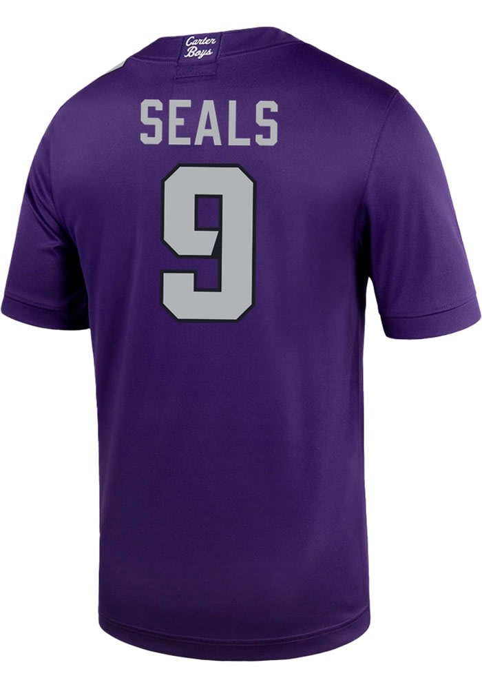 Ken Seals TCU Horned Frogs PURPLE Football NIL Jersey - 554377562