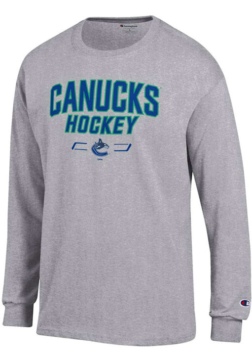 Champion Vancouver Canucks Arch Team Hockey Jersey Long Sleeve T