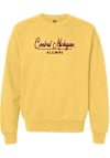 Main image for Womens Central Michigan Chippewas Yellow Summit Sportswear Alumni Crew Sweatshirt