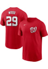 Main image for James Wood Washington Nationals Red Alt Short Sleeve Player T Shirt