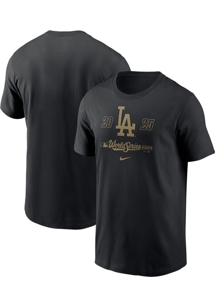 Nike Los Angeles Dodgers BLACK 2025 World Series Participant