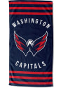 Washington Capitals Stripes Beach Towel