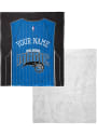 Orlando Magic Personalized Jersey Silk Touch Sherpa Blanket