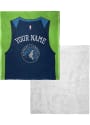 Minnesota Timberwolves Personalized Jersey Silk Touch Sherpa Blanket