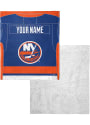 New York Islanders Personalized Jersey Silk Touch Sherpa Blanket