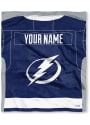 Tampa Bay Lightning Personalized Jersey Silk Touch Fleece Blanket