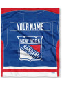 New York Rangers Personalized Jersey Silk Touch Fleece Blanket