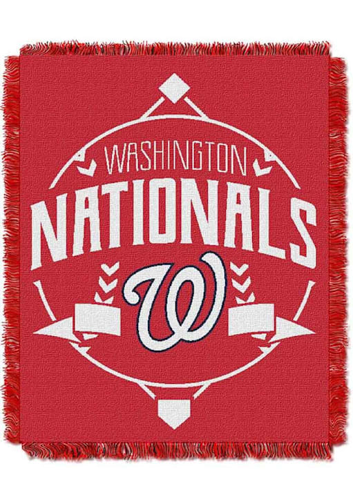 Washington Nationals Red Ace Jacquard Tapestry Blanket 5586549