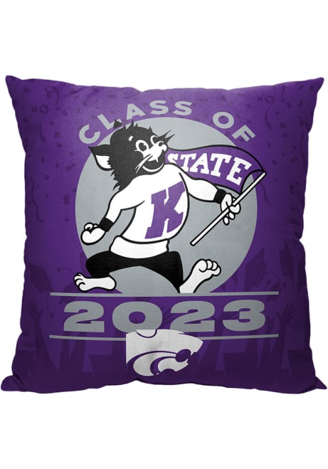 Purple Wildcats Class of 2023 18x18 Pillow
