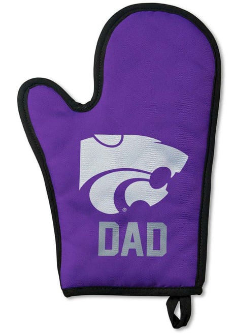 Purple K-State Wildcats Dad Grill Mitt