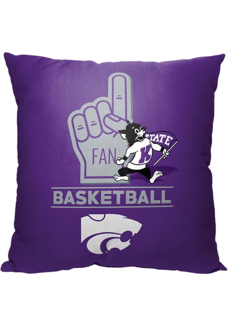 Purple Wildcats Number 1 Fan Pillow