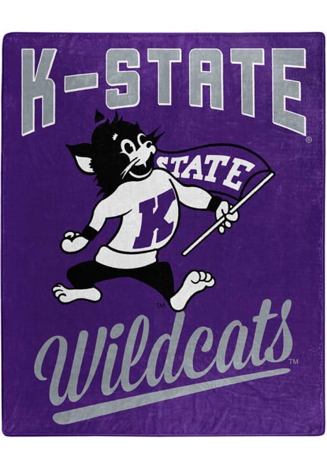 Purple K-State Wildcats Alumni 50x60 Fleece Blanket