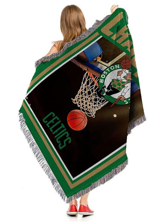 Boston Celtics GREEN NBA Finals Champions 2024 48x60 Wove Tapestry