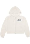 Main image for Womens Drexel Dragons Ivory Blue 84 Cloud Fleece Long Sleeve Full Zip Jacket