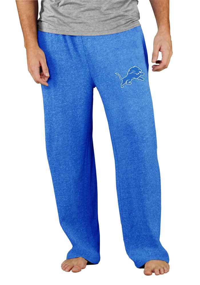 Concepts Sport Detroit Lions Mens Blue Mainstream Terry Sweatpants